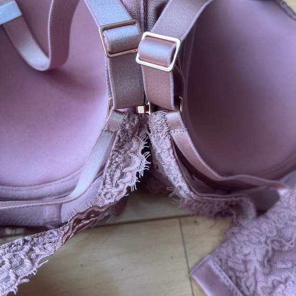 NWT Aerie Real Power Balconette Lightly Lined Eyelash Lace Bra in Meadow Bound - Picture 7 of 11